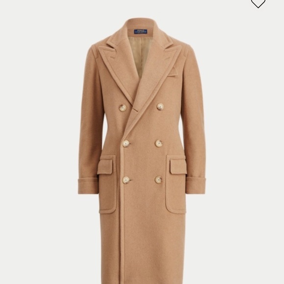 Polo Ralph Lauren made in Italy camel hair coat - Picture 6 of 8